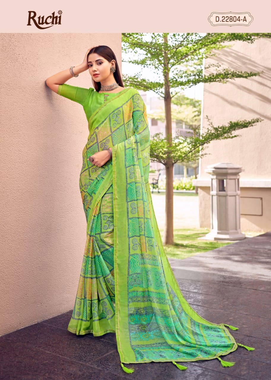 Savyaa By Ruchi Chiffon Daily Wear Sarees Catalog